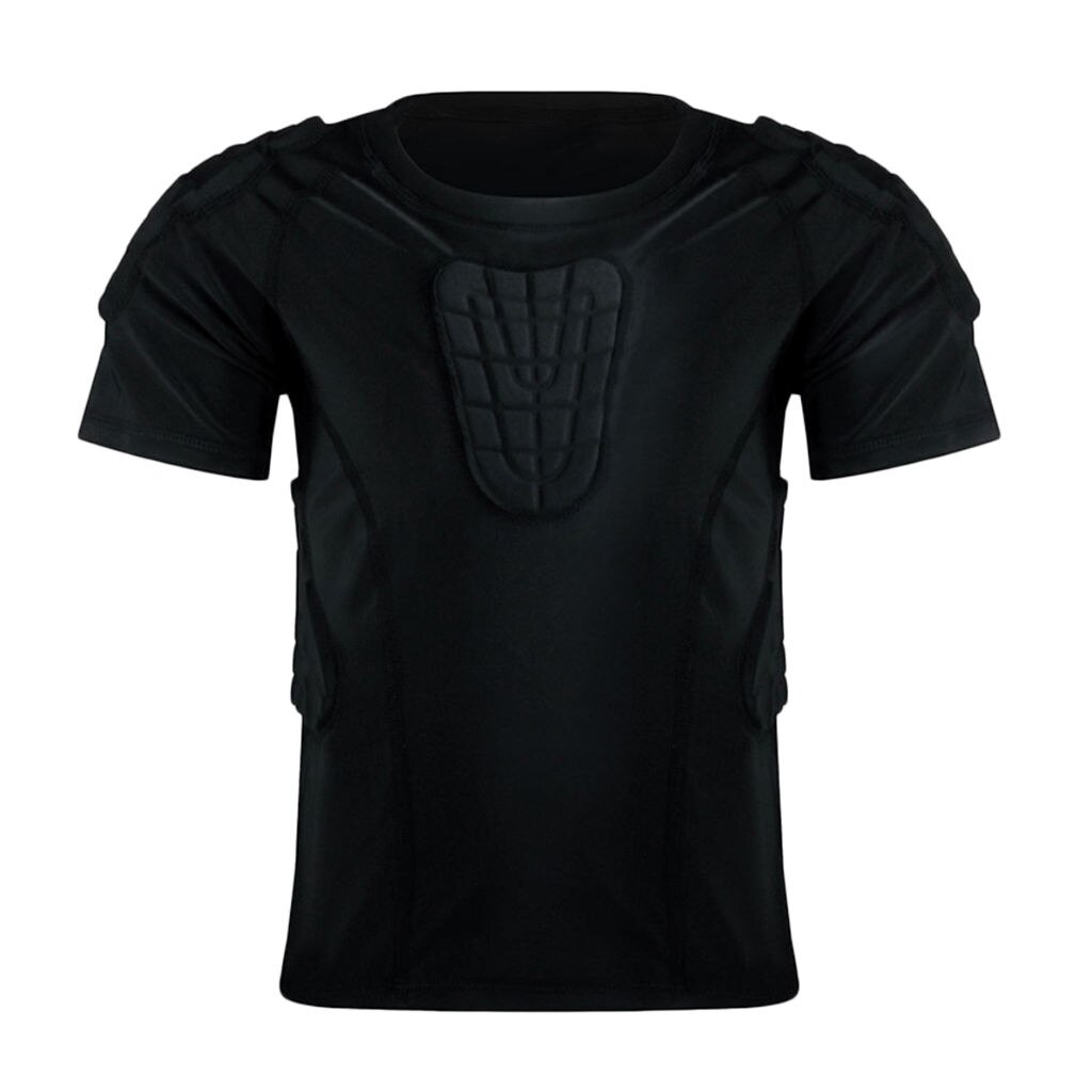 Breathable Football Padded Shirt Goalie Pad Base Layer Body Protector Guard