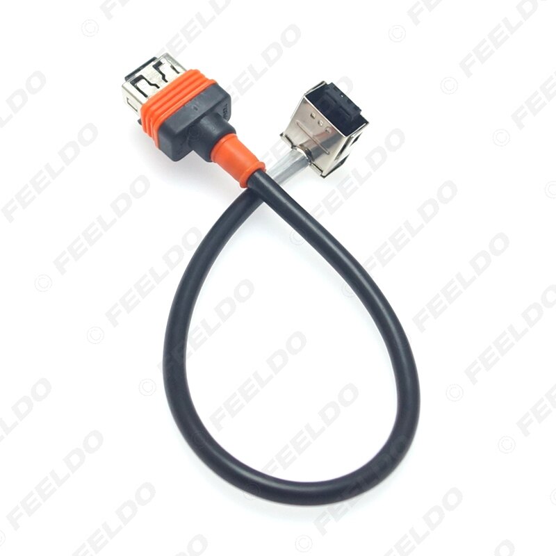 Feeldo 1pc bil skjult xenon lys høyspent ledningsnett kabel for  d1s d1c d1r xenon ballast pære  d1 d3 hid stikkontakt adapter