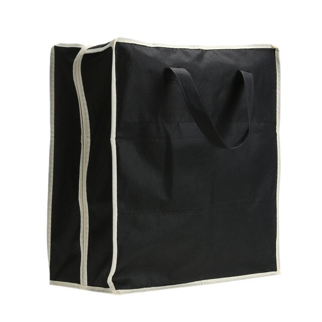 Non-Woven Fabric Shoe Bag Shoe Organizer Wardrobe Closet Organizer 6 Grids Shoe Storage Bags Shoe Rack Case For Travel Home: Black