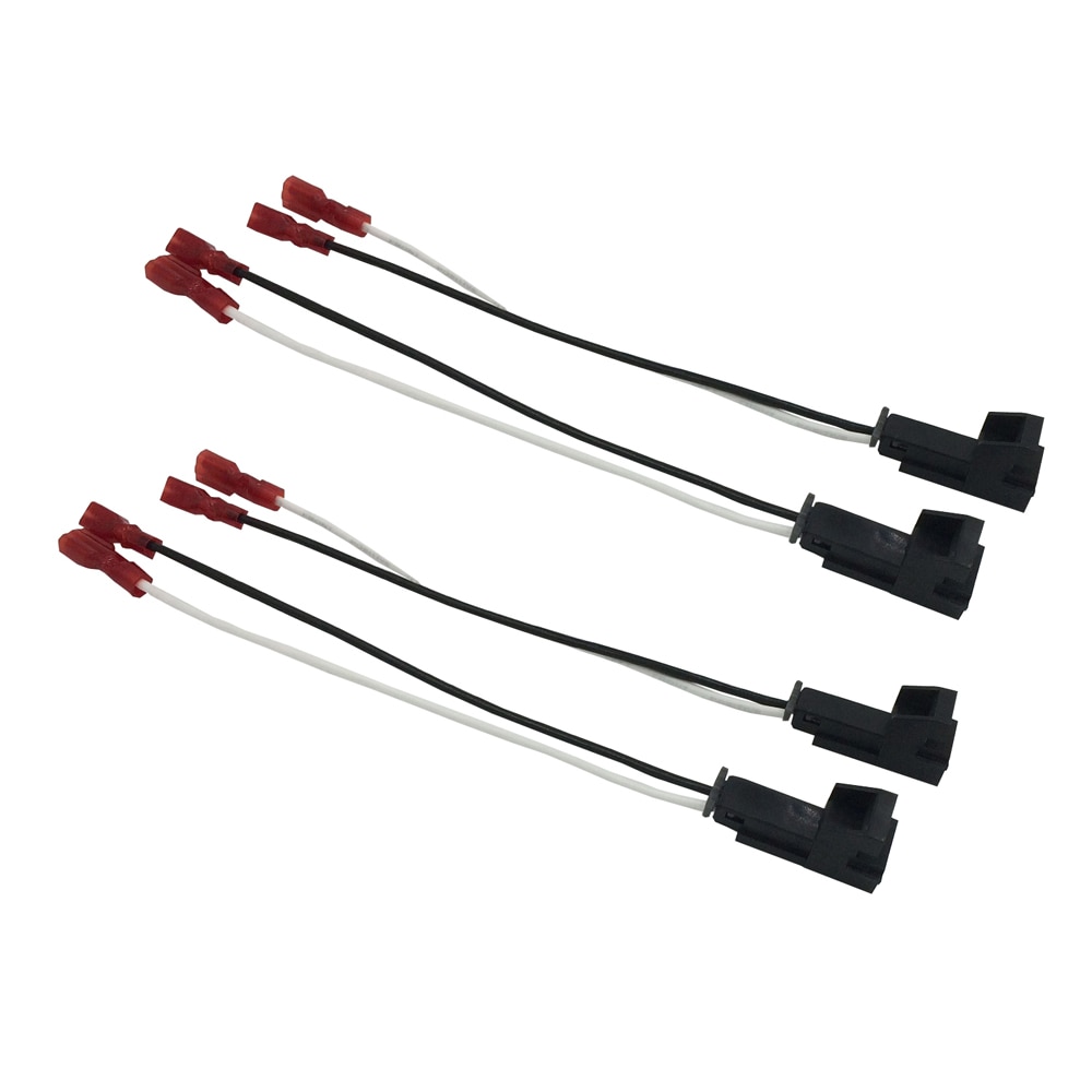 1 o 2 pares de cables para vehículos de Motor General, conector adaptador de Cable de altavoz