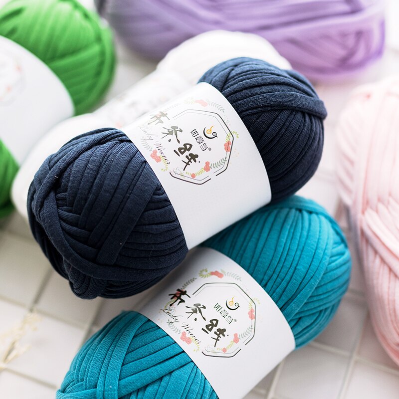 100g/ball Super Soft Thick Chunky T Shirt Yarn For Knitting Blanket Carpet Handbag Crochet Cloth Yarn