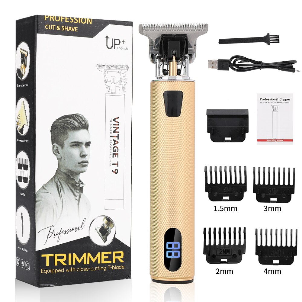 Electric Hair Clipper Recharge Shaver Beard Trimmer Men Hair Cutting Machine Beard Barber Hair Cutter Cordless Hair Razor: Hair Clipper 2