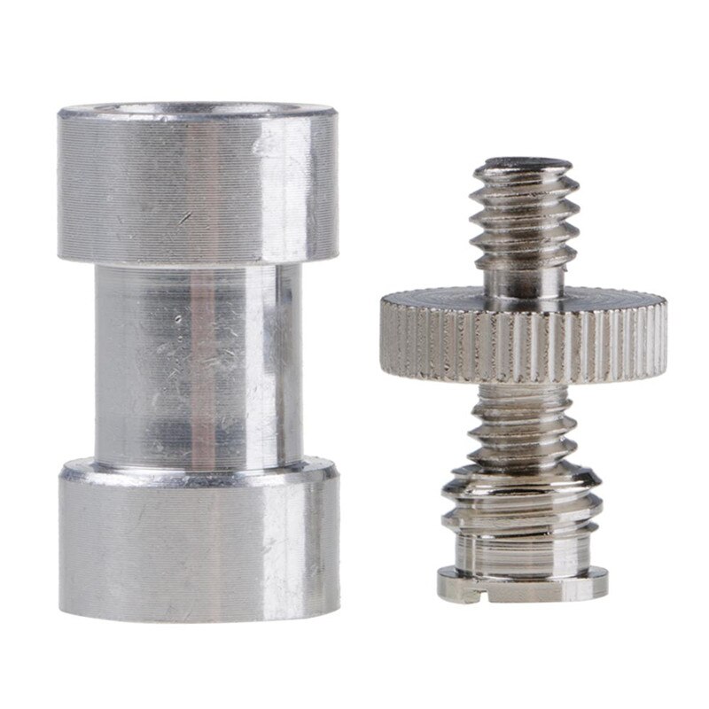 1/4 Tripod Screw Adapter to Light Stand Umbrella Holder Camera Mount Set