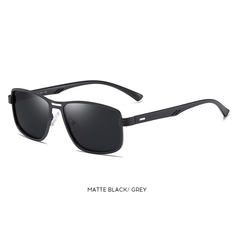 Ultralight TR90 Polarized Sunglasses Men Women Driving Square Style Sun Glasses Male Goggle UV400 Gafas: ST5925-NO2