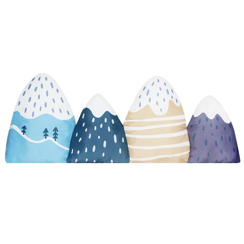 Paraurti per bambini cuscino per cartoni animati paraurti per culla protezione per lettino paraurti Room Decor 85DE: Snow mountain