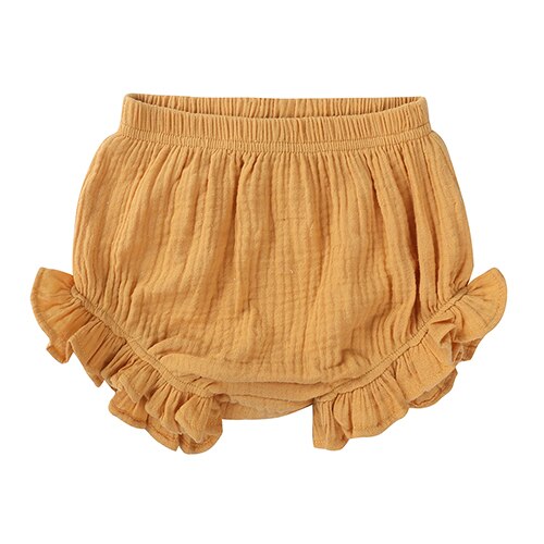 Baby Meisjes Jongen Shorts Pasgeboren Baby Vouw Bloeiers Meisjes Puur Katoen Linnen Driehoek Shorts Peuter Broek Pp Broek Kleding MT035: 004 / 24M