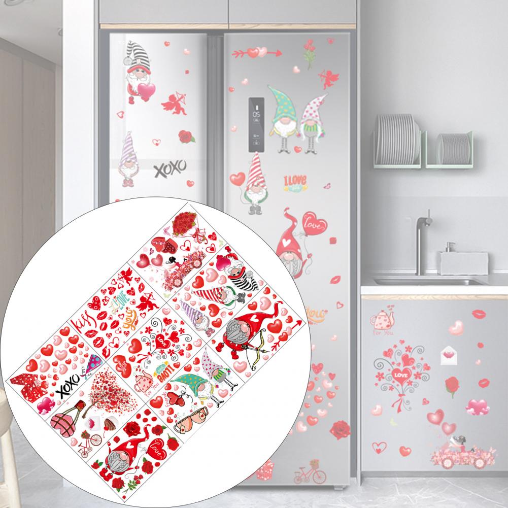 1 Set Window Stickers Window Decal Wall Decals Window Decorations Removable Self-adhesive Glass Sticker DIY Wall Stickers Home
