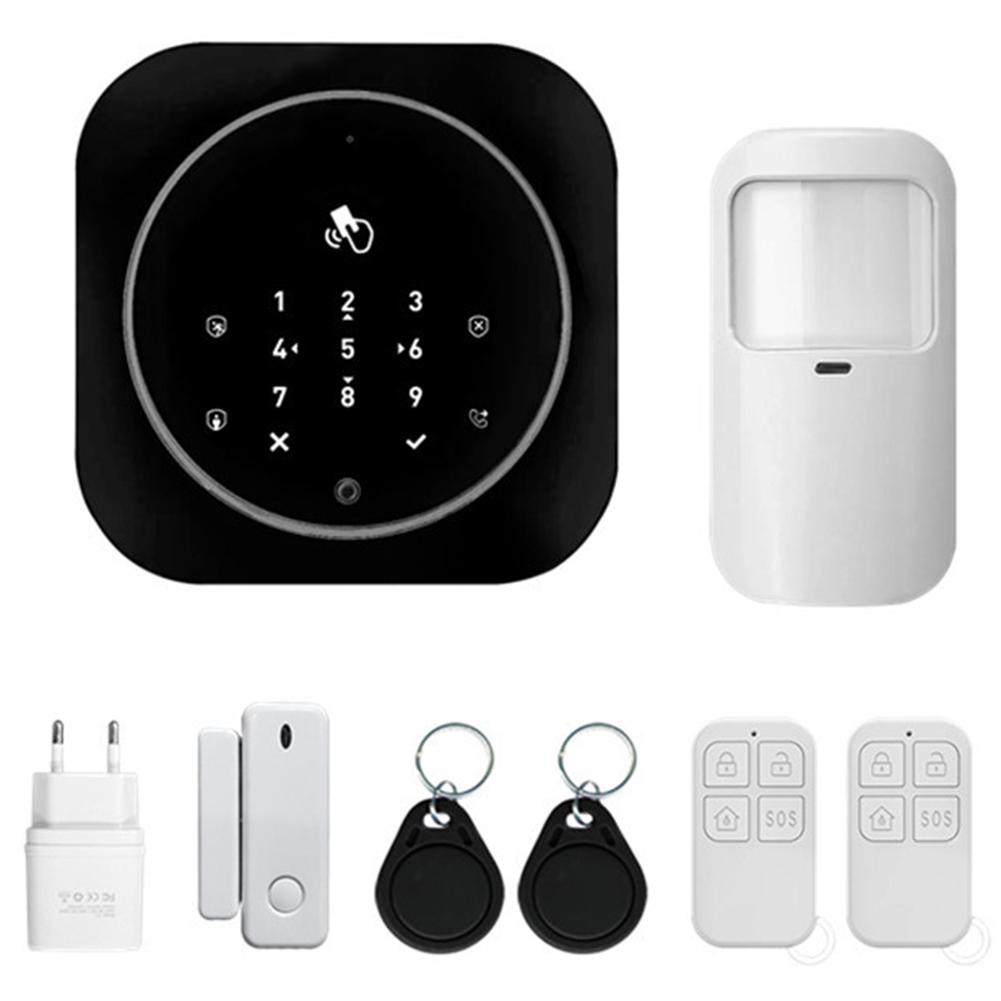 Wireless Infrared Security Motion Detector Auto Dial APP Control Burglar Alarm Support 5 Sets of Alarm Telephone Settings