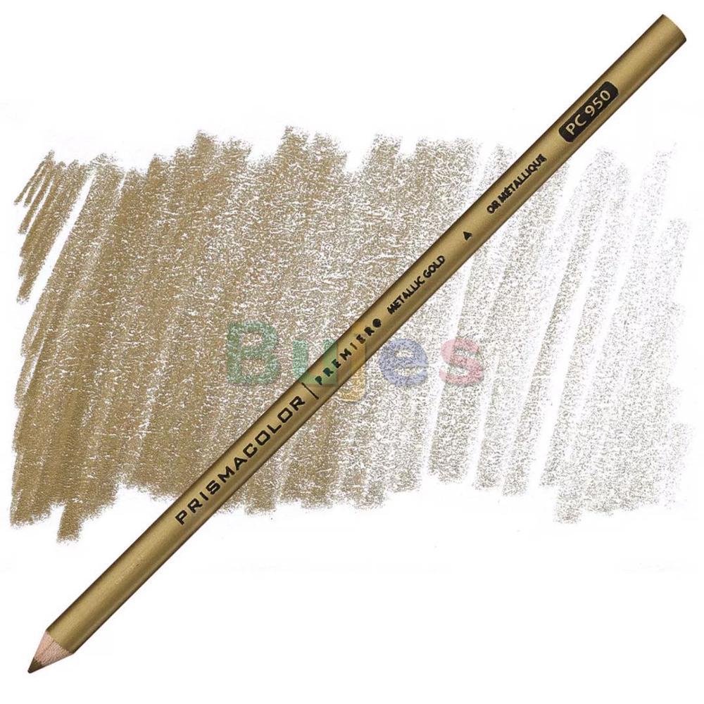 prismacolor metallic color PC941-PC997 single color oily draw pencil oil pencil soft 4.0mm core Sanford Prismacolor art pencil: PC950 4PC