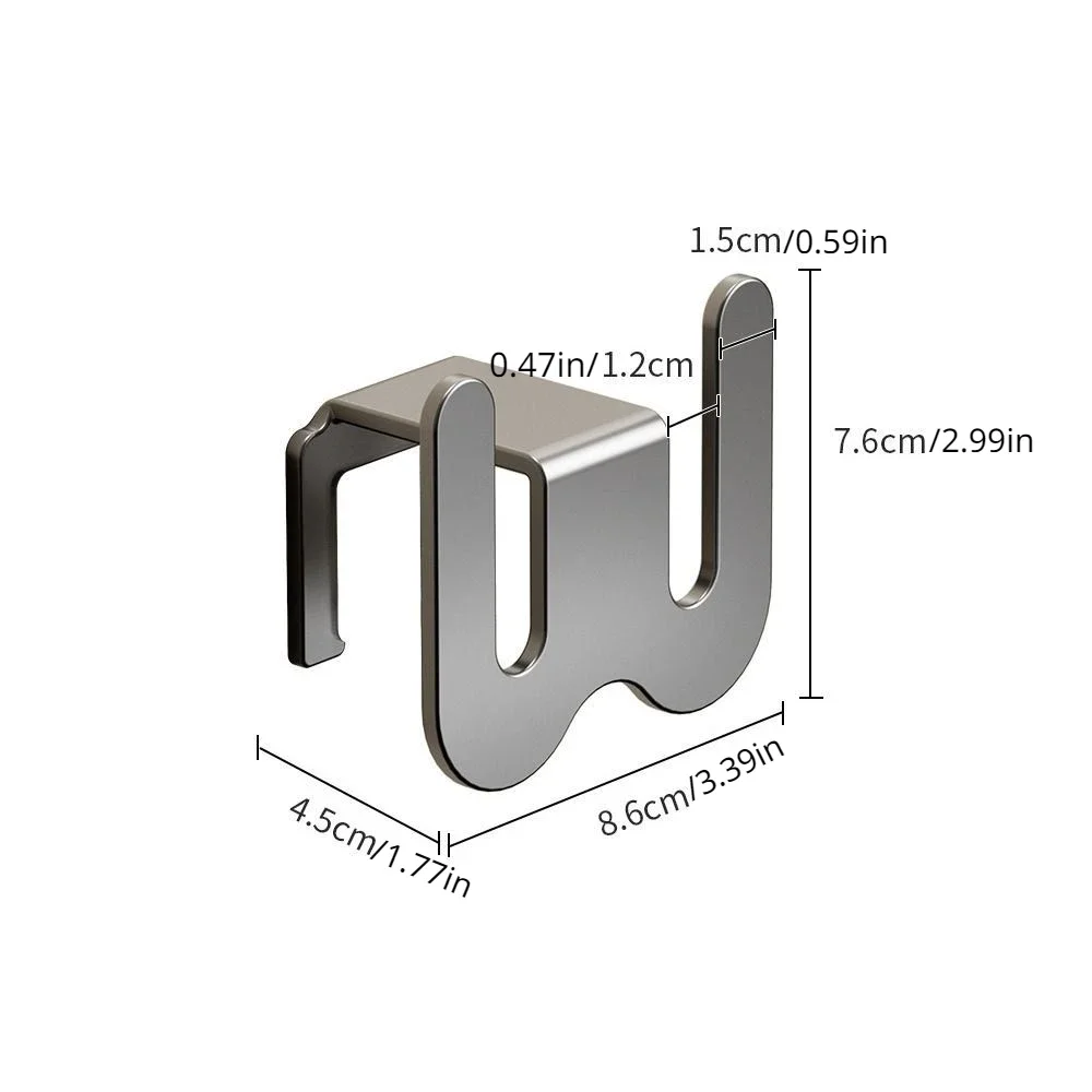 1PC Slippers Hangende Plank Badkamer Slipper Rack Organizer Multifunctionele Wc Schoenen Rek Badkamer Accessoires