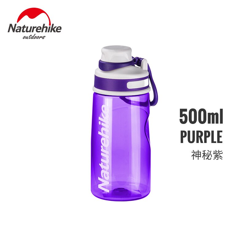 Naturehike 500Ml Sport Water Fles Outdoor Fiets Running Wandelen Fles Draagbare Lichtgewicht Water Fles NH19S005-H: Paars