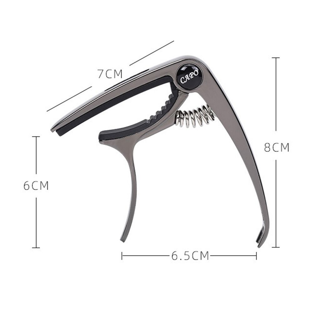 Gitaar Capo voor Akoestische Klassieke Elektrische Gitaar Toonaanpassing Metalen Stemklem Gitaaraccessoires Capotraste Quick Change Clip