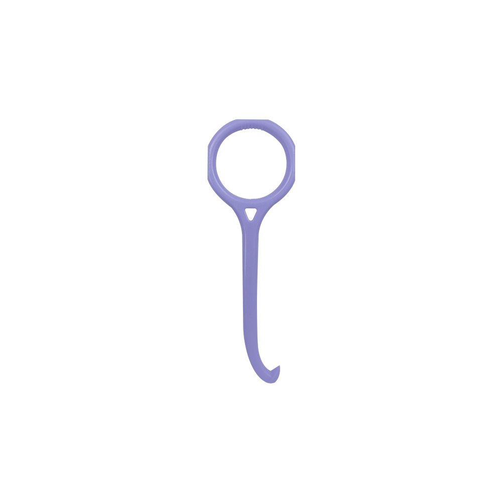 Outil de retrait d'alignement orthodontique, extracteur de bretelles, jolis bretelles invisibles amovibles, soins bucco-dentaires transparents, crochet en plastique, 50 pièces: Violet