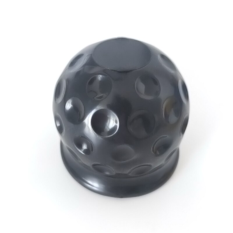 4 färger universal 50mm dragkrok kullock släpvagn kulskydd dragstångsskydd drag släp dragkula skydda biltillbehör: Svart