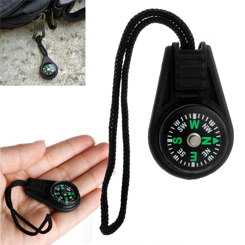 Zipper Pull Mini Kompas Backpack Tas Bevestigen Charm Sport