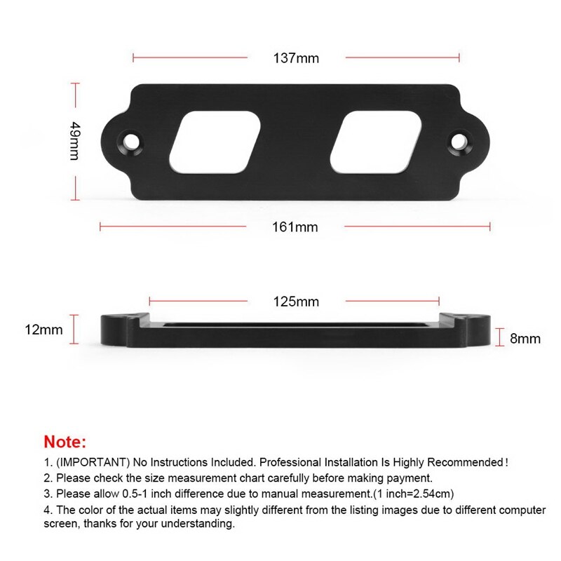Battery Tie Down Kit Hold Down Rod with Tray Hooks for Civic/CRX S2000