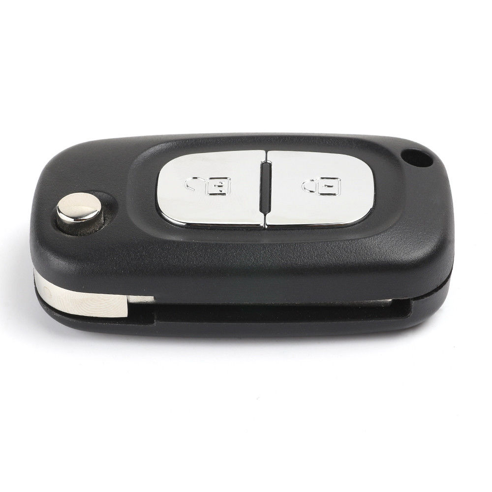 KEYECU – clé télécommande de remplacement à 2 boutons, 433MHz, pour Renault Clio 3, Kangoo, Master,Twingo, Modus P/N: 1618477A, PCF7961