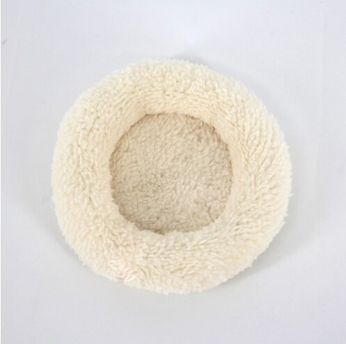 Śliczna klatka dla królika polarny małe zwierzę łóżko świnka morska mata chomik domek robić spania łóżka świnki morskiej tunel świnki morskiej chomik fretka: Beige / L