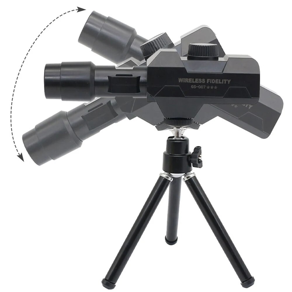 Wifi Digitale Telescoop, 70x Zoom 1920X1080 Monoculaire Camera Monitor Met Statief Mobiele Telefoon App Ondersteuning Android Ios Systeem