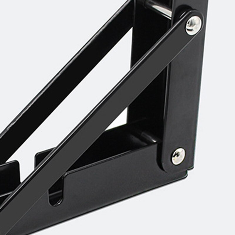 2pcs Folding Bracket For Shelf Table Desk Wall Mounted Support Collapsible Long Release Arm Space Savin Durable