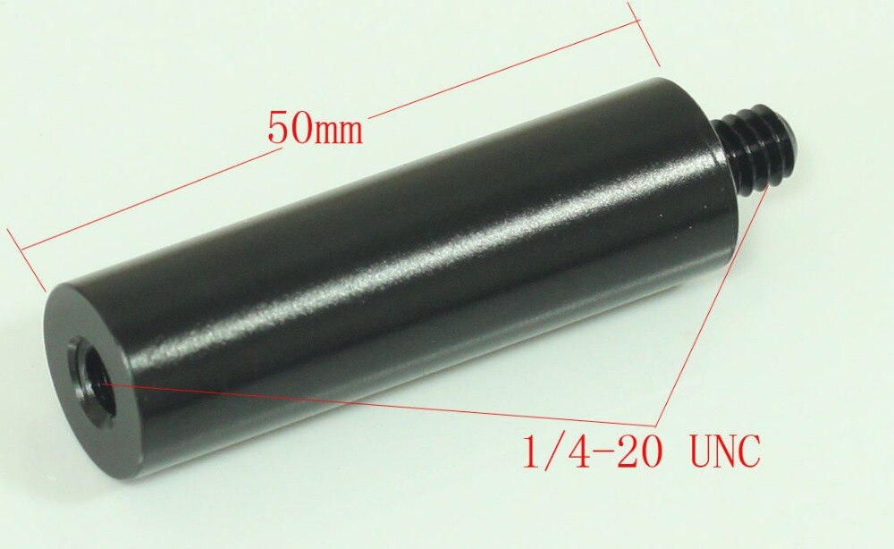 Durchmesser 15mm 2 "länge Mikro stange mit 1/4" männlichen und 1/4 "weibliche für klemmhalterung