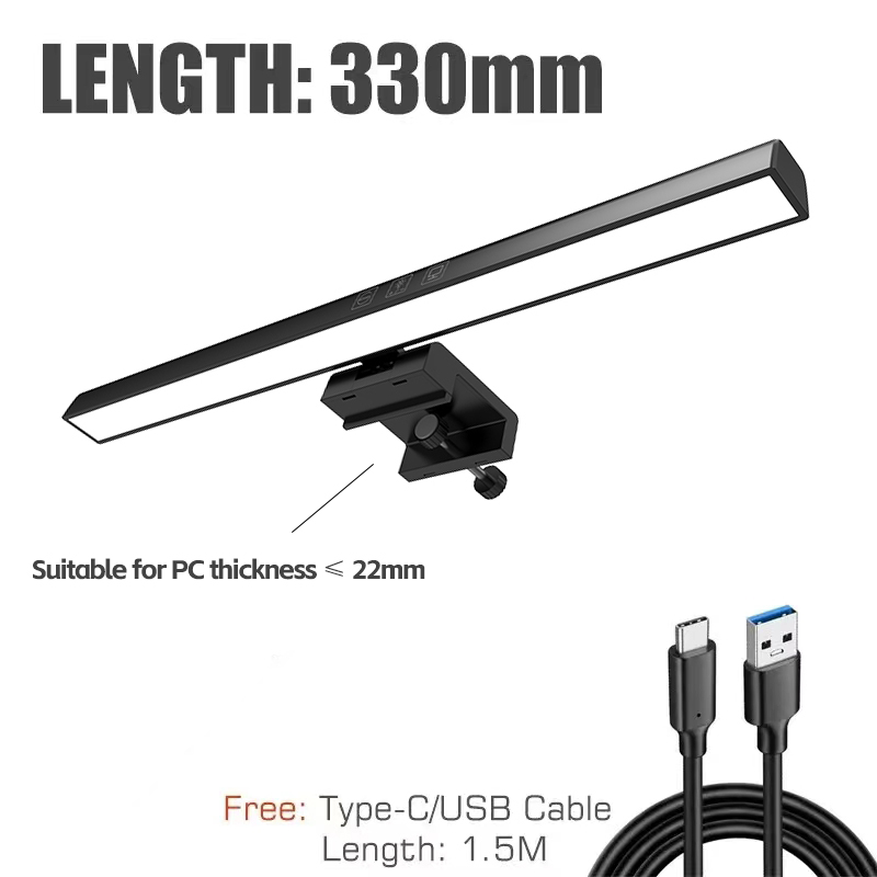 50 cm Computer Monitor Licht Bar Bildschirm Hängen Lichter Stufenlose Dimmen Für Studie Lesen Licht Tisch Monitor Lampe Schreibtisch Beleuchtung: verrotten
