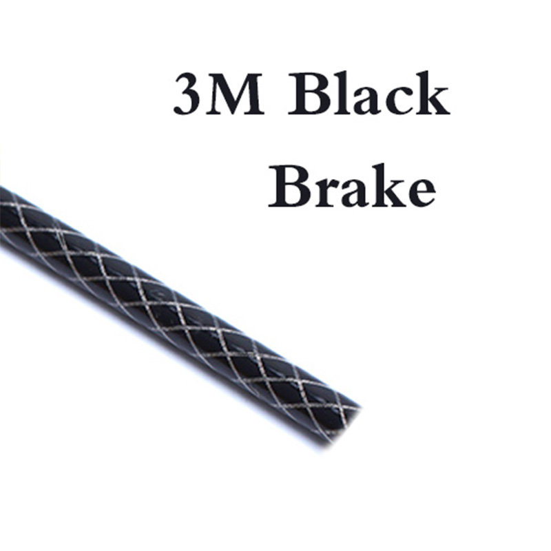 3 Meter Weven Fiets Rem/Shift Kabel Behuizing Universele Bike Derailleur Lijn Buis Remkabel Behuizing Mtb Road Accessoires: 5mm Brake-Black