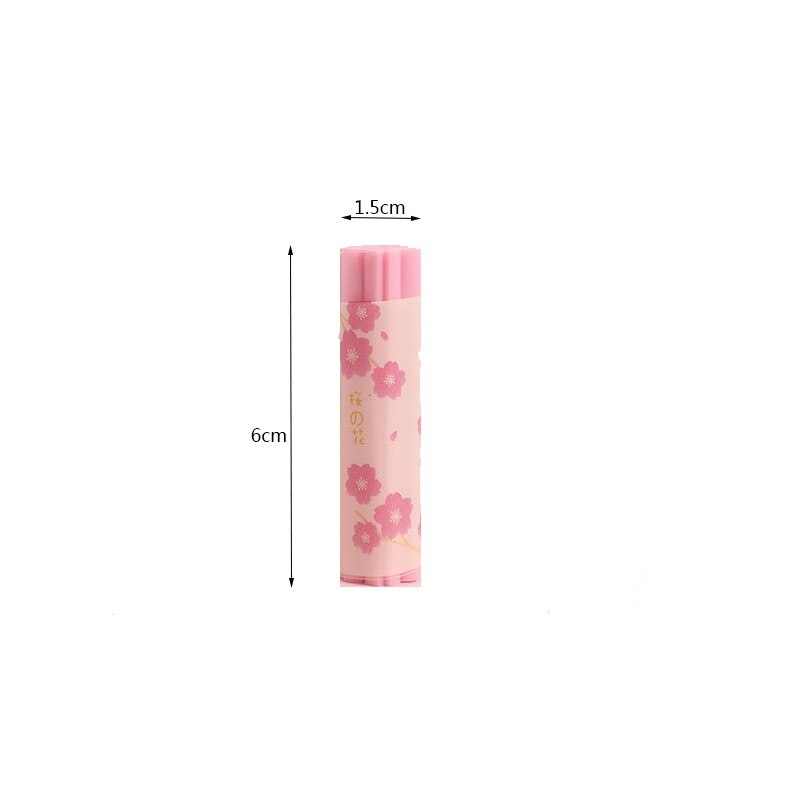 Goma de borrar de trébol de la suerte sakura para estudiantes, juguete de dibujos animados, modificar error, examen, papelería, 36 Uds.