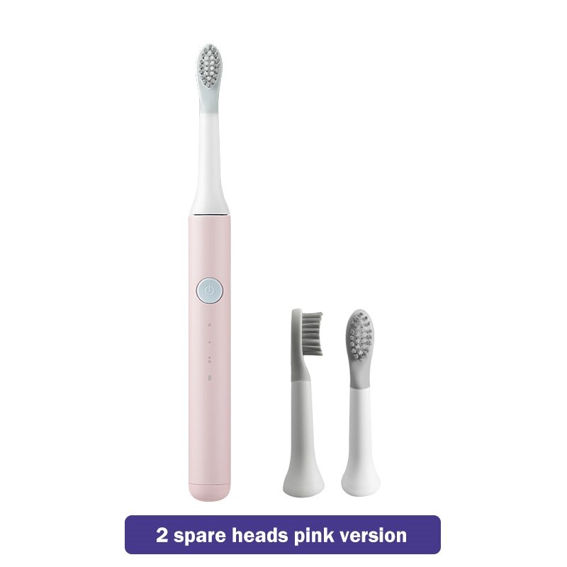 SOOCAS SO WHITE PINJING EX3 spazzolino elettrico sonico Ultra Sonic automatico adulto Wireless USB ricaricabile impermeabile: pink add two head
