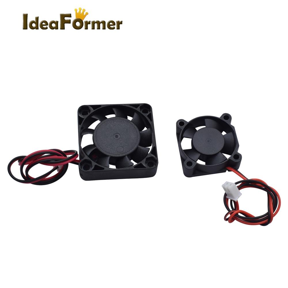 1PC 3D Printer Cooling fan 2510 3010 4010 5010 6015 mm With 2Pin Dupont Wire Cooler Multiple options DC 5 12 24V Cooling Fan