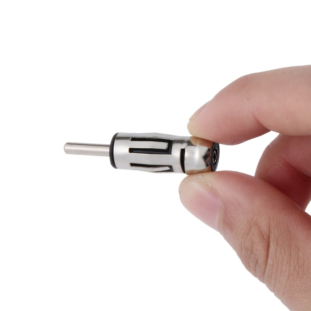 1PC samochodów radio stereofoniczny adapter anteny ze stopu materiał automatyczny ISO na hałas złącze wtyczka antenowa samochodu radio stereofoniczny akcesoria samochodowe