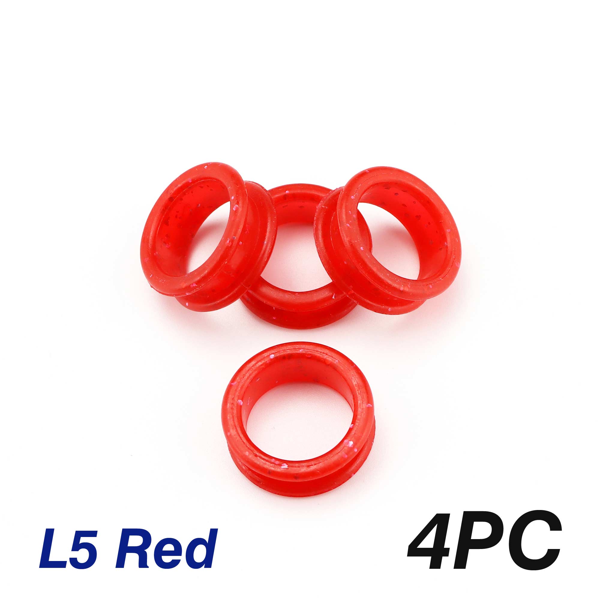 Silicone hair scissors, soft silica gel scissors for any scissors, accessories to hold: L5-4PC