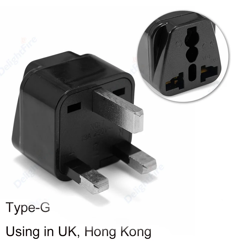 UK Stecker Adapter Universal 250V 13a us au eu nach Großbritannien Irland Singapur Stromrichter Stecker Adapter Wechselstrom steckdose Steckdose: green
