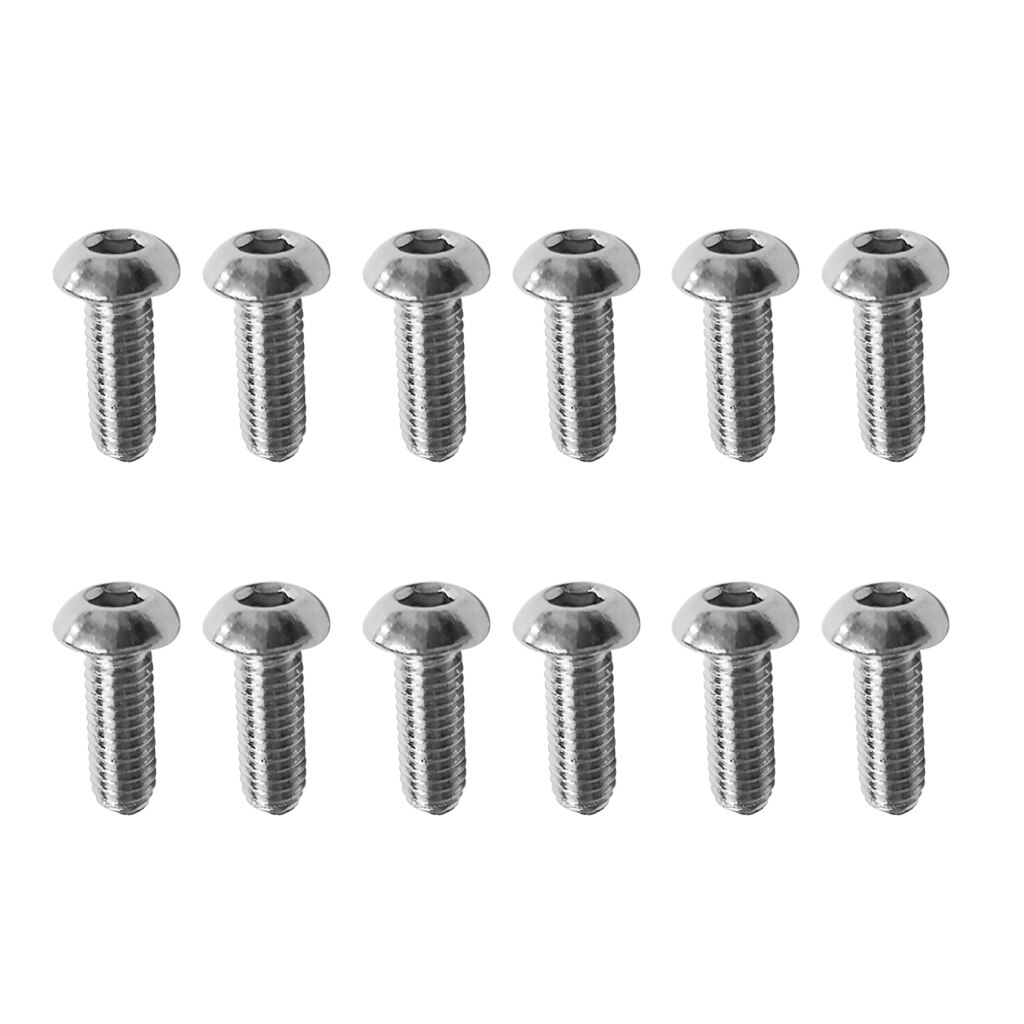 12 Pieces M6 Stainless Steel Hex Socket Cap Screw Kayak Allen Key Bolts