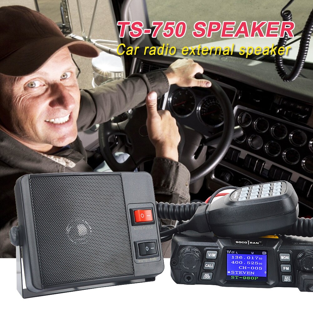 TS-750 External Speaker For Car Walkie Talkie CB Radio TS 750 External Loudspeaker For mobile radio External Speaker Car Radio