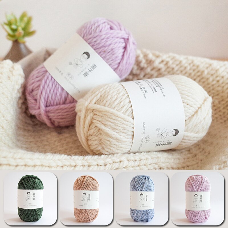 Zachte Katoenen Baby Breiwol Garen Dik Garen Fiber Fluwelen Garen Hand Breien Wol Haak Garen Voor Diy Trui