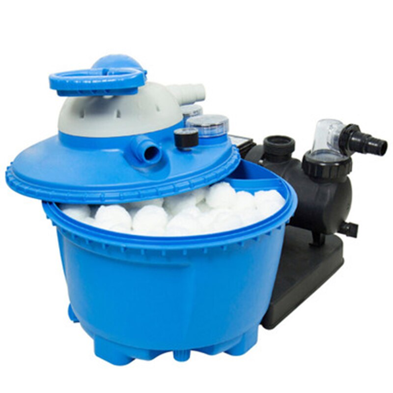 Filtro bolas para piscinas, recipiente de algodón seco y húmedo portátil, filtro de tanque de peces limpio, Material de filtro, fibra de purificación de agua