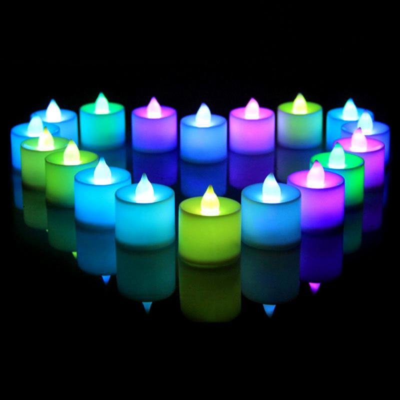Newest Battery Operated LED Tea Lights Candles Flameless Wedding Decor Tools