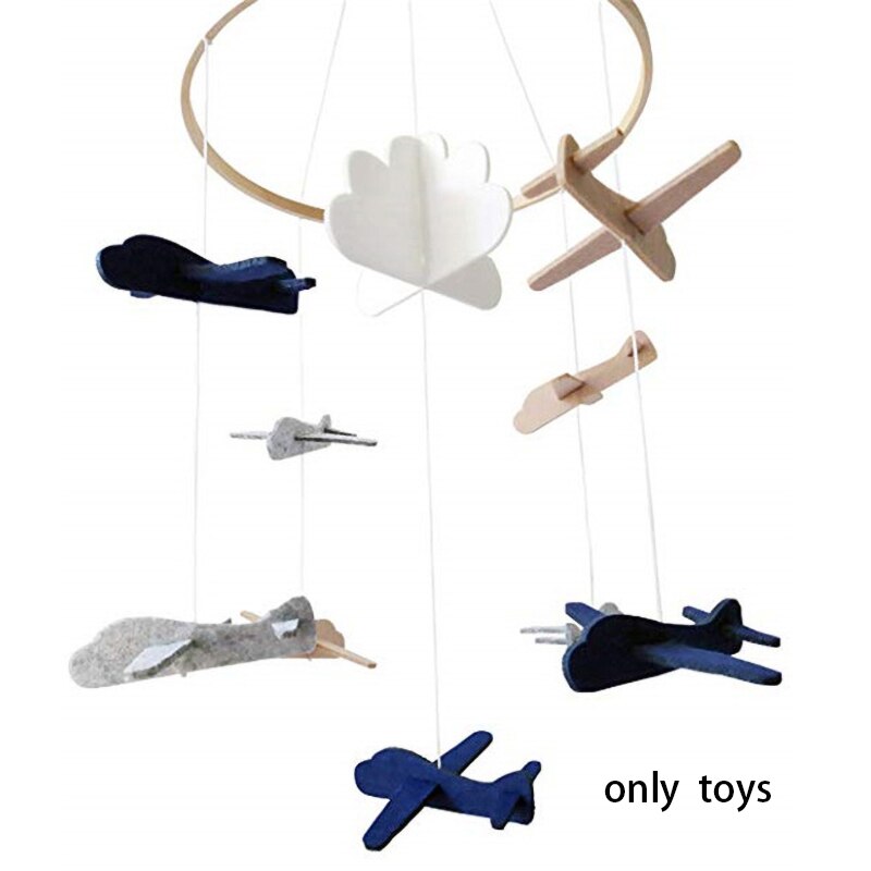 Babymobiel houder voor in de wieg, bedbel hangend speelgoed, 360 graden draaibare beugel, opwindbare muziekdoos, baby rammelaar, speelgoed, woondecoratie: 6