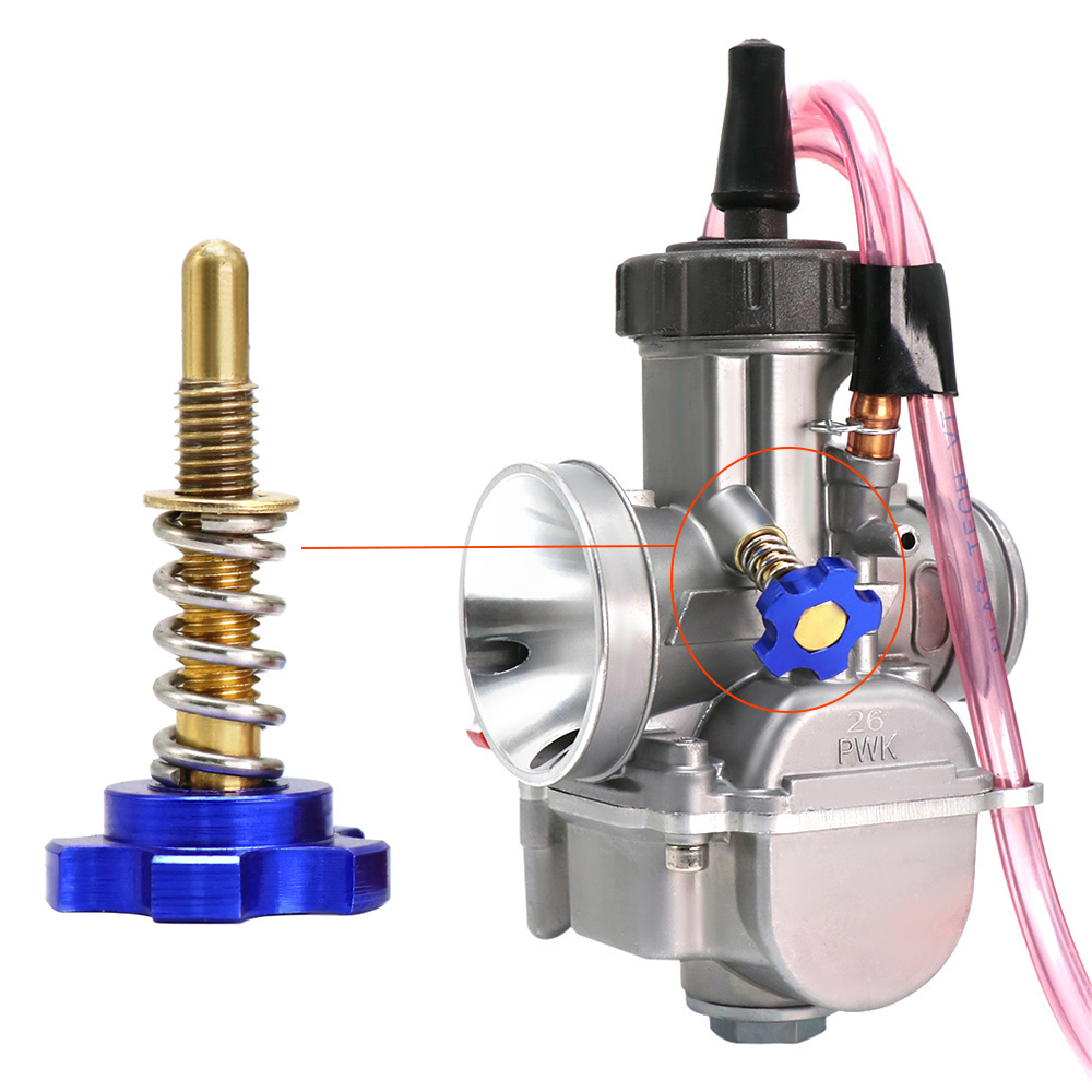 Tornillo de ajuste de velocidad de ralentí del carburador de motocicleta para CNC Universal PWK PE Carb herramienta de ajuste Carburador Carburatore