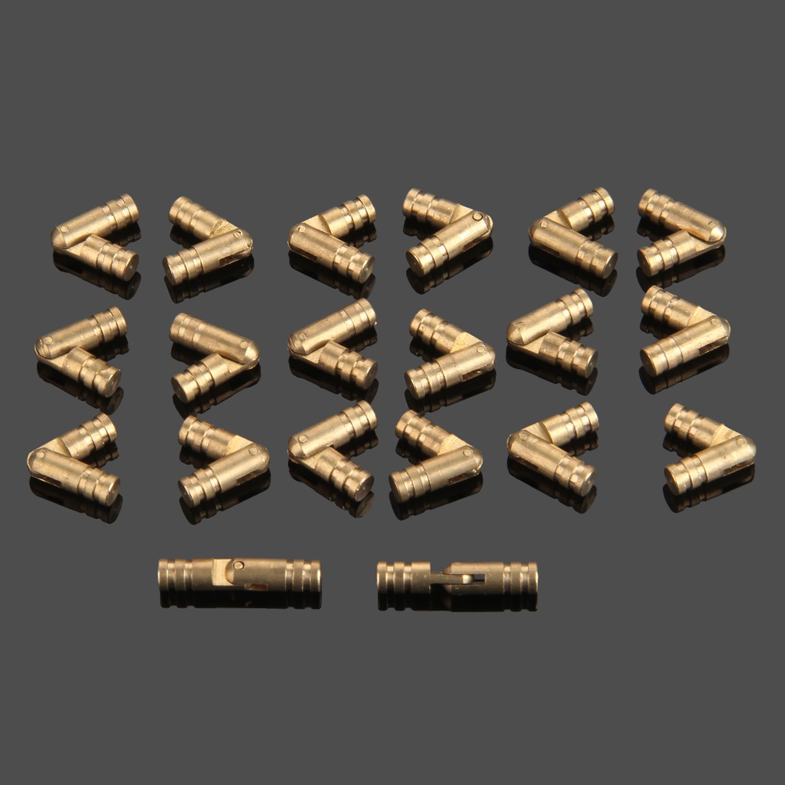 20 sztuk miedziane zawiasy baryłkowe cylindryczne pudełko z biżuterią ukryte niewidoczne ukryty zawias sprzęt meblowy