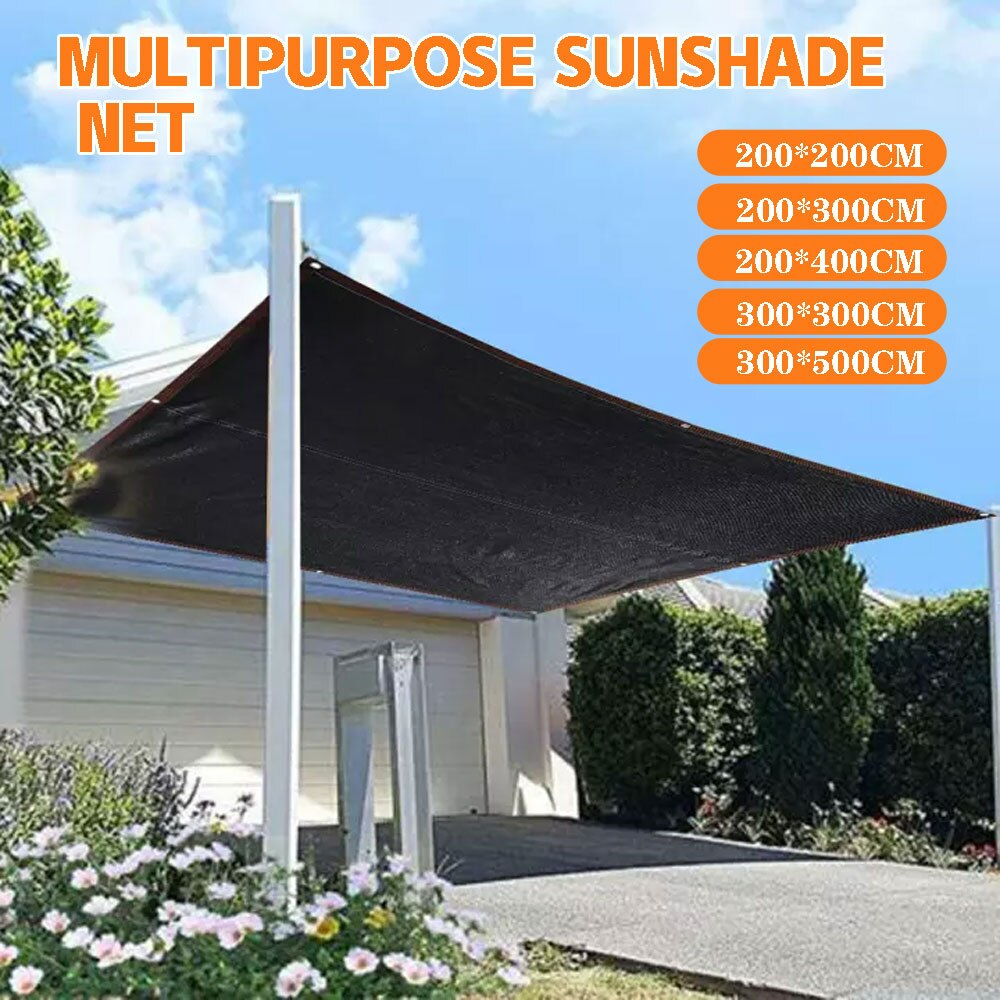 Outdoors PE Shelter Awning Sunscreen Portable Durable Flower Plants Swimming Pool Balcony Shed Practical Garden Shed Shade Net