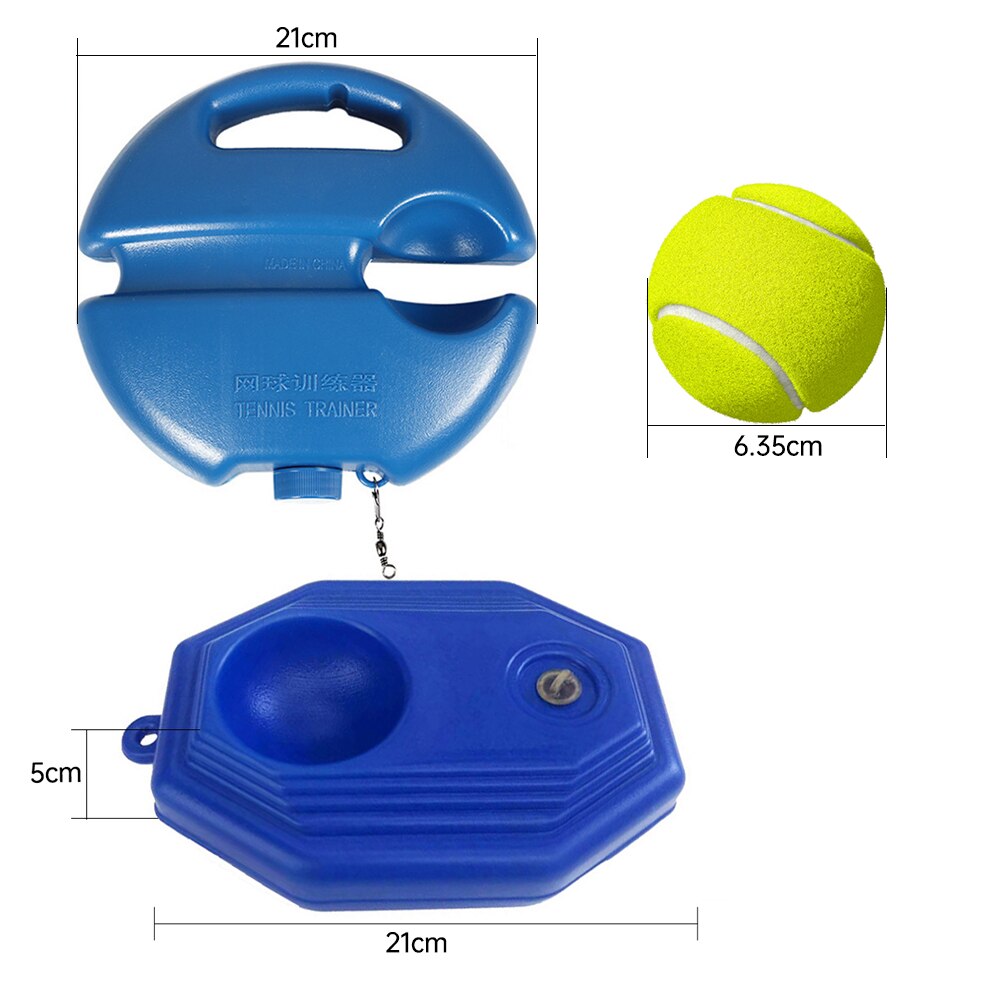 Heavy Duty Tennis Training Tool Baseboard Sparring Device Exercise Tennis Ball Sport Self-study Rebound Ball With Tennis Trainer