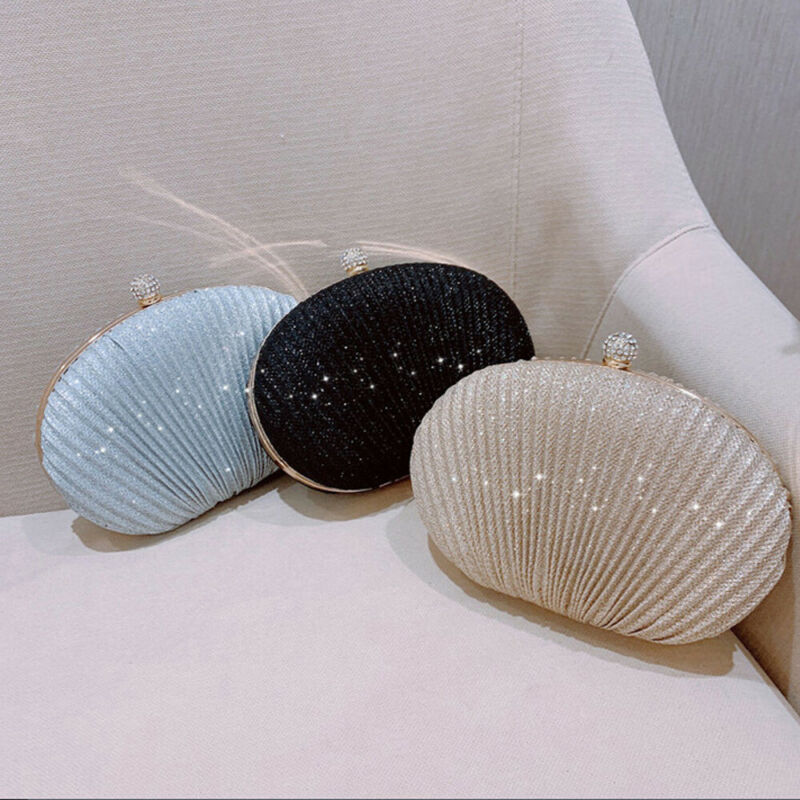 Luxury Handbags Women Bags Ladies Evening Party Bag Purse Rhinestone Handbags Purse Shell Female Evening Bag