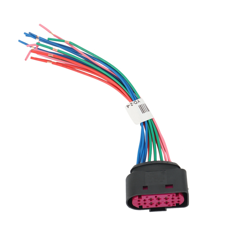 Connecteur de phare au xénon avec câble métallique, 14 broches, pour Skoda Seat 973 737: Default Title