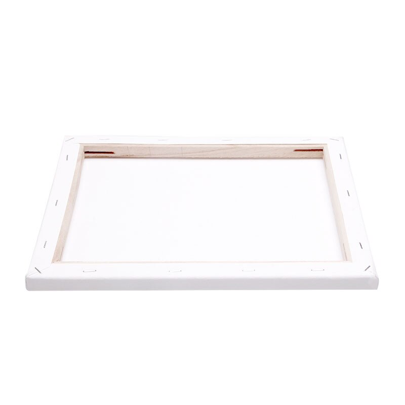 Cadre de planche de bois en toile blanche, carré vierge pour peinture acrylique à l&#39;huile d&#39;amorçage