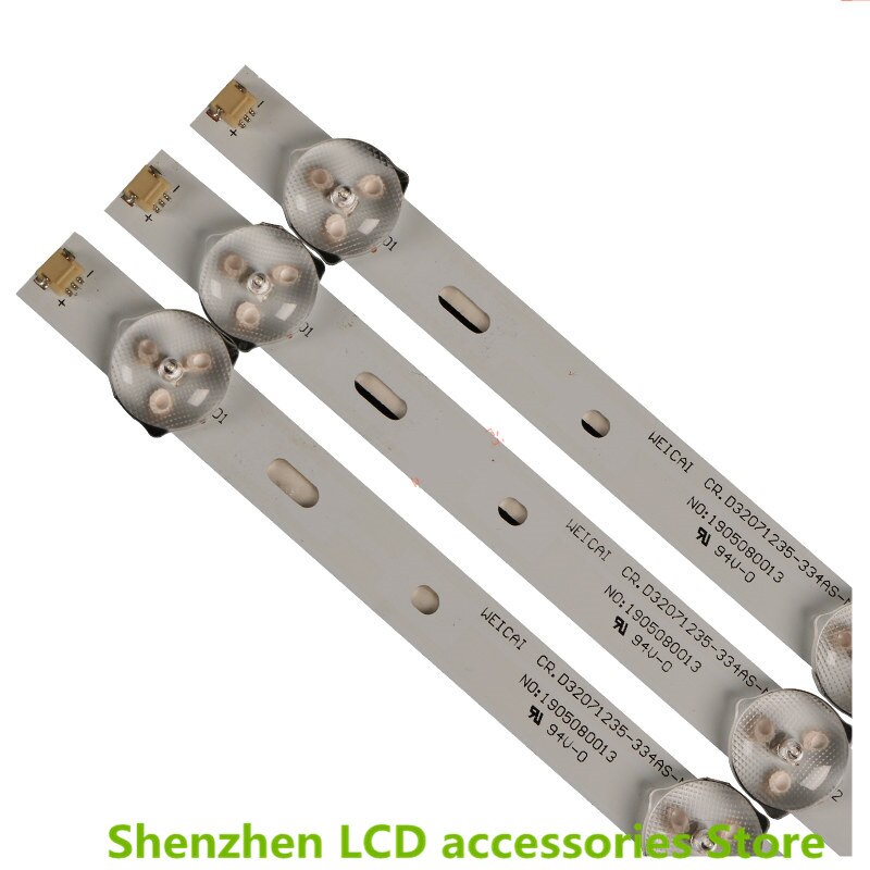 32 inch use aluminium LCD TV backlight bar RH-D32071235-334AS-M 59CM 6V