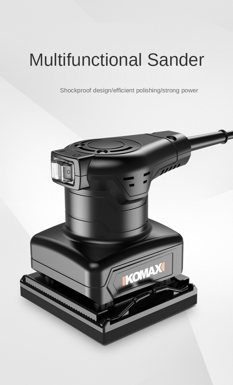 Flat sanding machine wood floor wall grinding machine wood board polishing sandpaper putty electric small tools