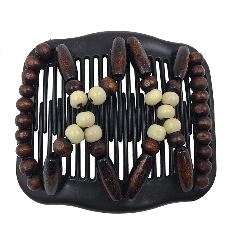 Peigne magique Vintage pour femmes, accessoires pour cheveux, perles élastiques, porte-chignon, pinces à cheveux, peigne à griffes, couvre-chef extensible, coiffure: 38