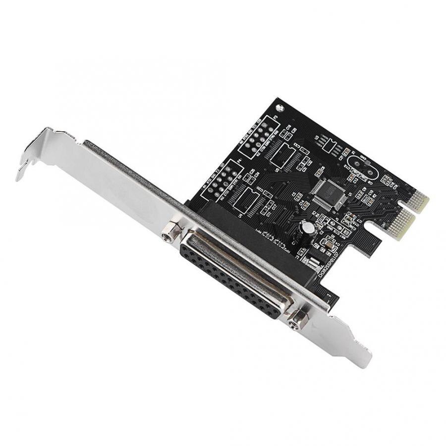 Pcie Naar Parallelle Poort Kaart Print Poort Lpt Pci-E Lpt Printer Card Adapter DB25